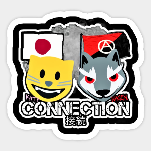 SARA SYCHO & CODY HAGEN ''CONNECTION'' Sticker by KVLI3N